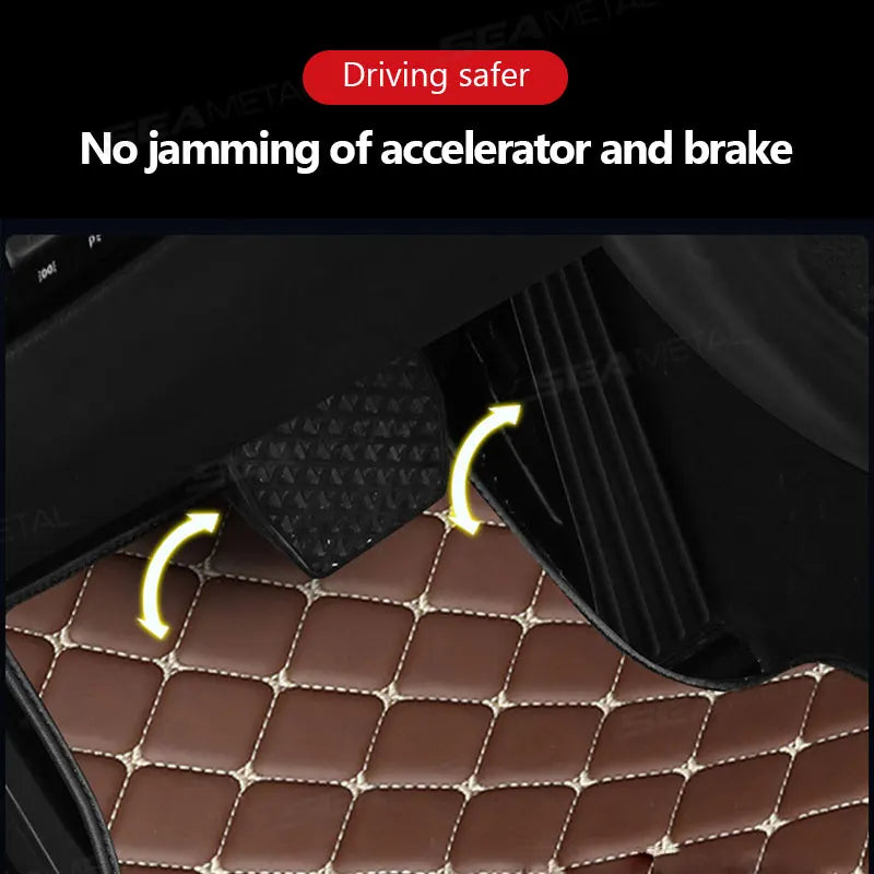VENCI Heavy-Duty Car Mat Set – Anti-Slip & Scratch-Resistant