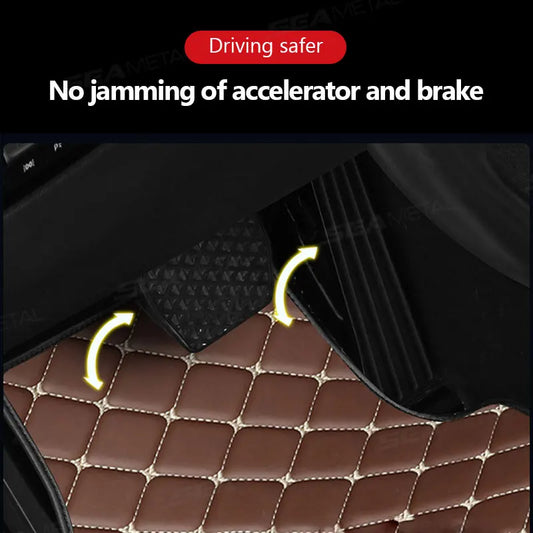 VENCI Heavy-Duty Car Mat Set – Anti-Slip & Scratch-Resistant